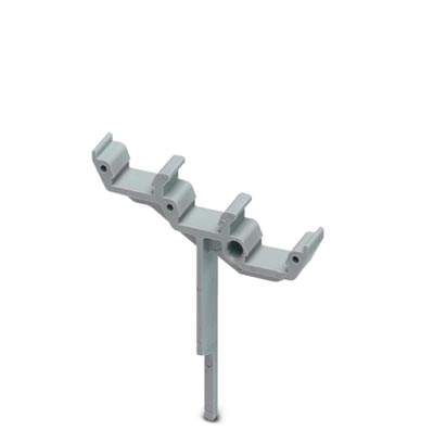 Phoenix Contact Triple marker carriers; snaps onto the three-level spring-cage terminal block ST 2.5-3L; labeled with ZB 5 or ZBF